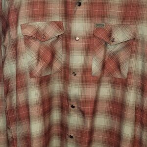DIXXON THE JUAREZ Men's Plaid Shirt - Brown and Tan